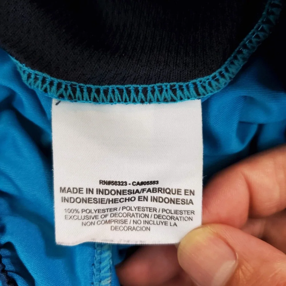 Nike Boys Activewear Shorts Small Blue Basketball Logo Gym Training‎